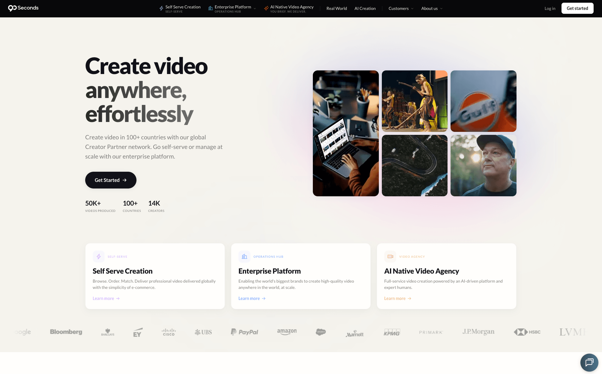 The new 90 Seconds website.